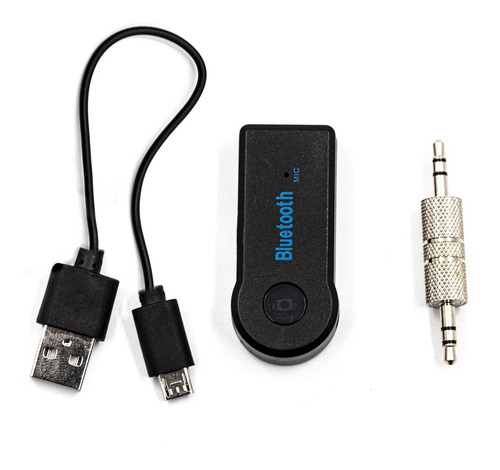 Adaptador Receptor Bluetooth Usb Musica P2 Chamada Som Carro