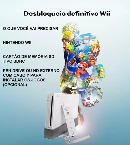 Nintendo Wii e Wii u - Desbloqueio!  Assistência Técnica Especializada