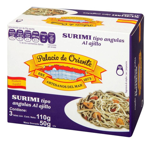 3 Pack Surimi Tipo Angulas Al Ajillo
