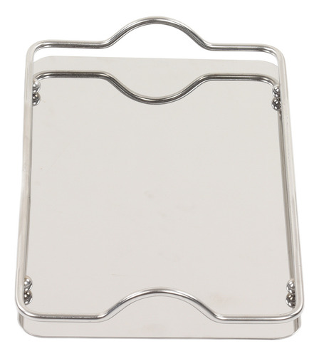 Bandeja Rectangular Grande De Acero Inoxidable Home