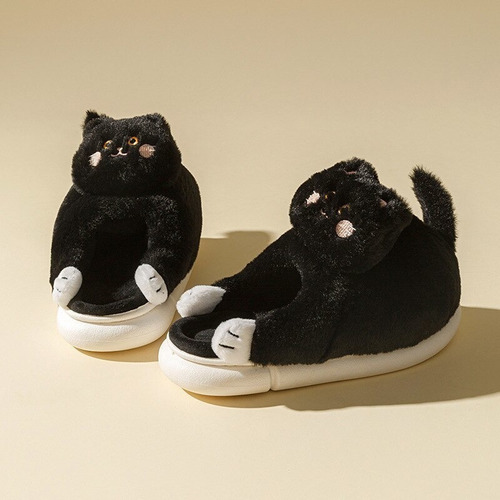 Nuevas Zapatillas Lindas Con Forma De Gato Para Mujer, Zapat