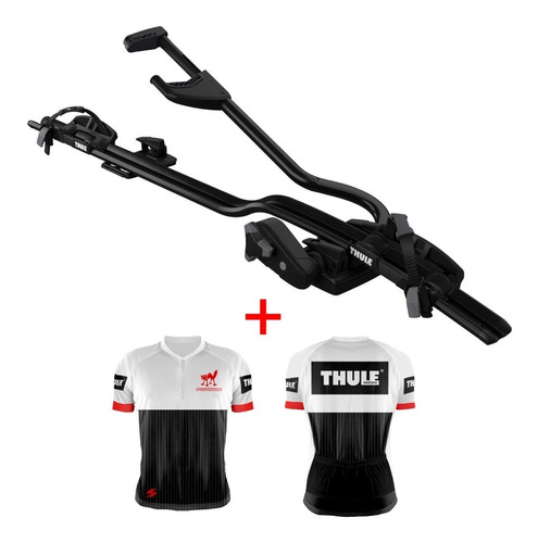Imagem 1 de 10 de Transbike De Teto Thule Proride 598 Black Para 1 Bicicleta