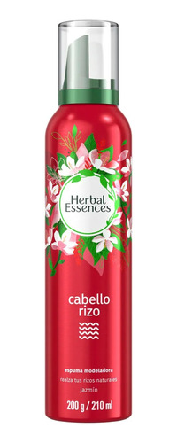 Espuma Modeladora Herbal Essences Cabello Rizo Jazmin 200 Gr