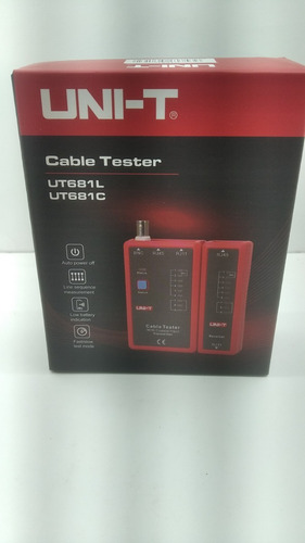 Provador De Cables De Redes Uni-t Mod Ut681l