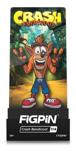 Figpin Coleccionable Broche Crash Bandicoot