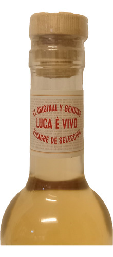 Vinagre De Manzana Barrica Roble Luca É Vivo Millan 500cc