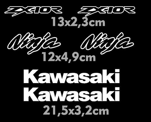 Kit Adesivo Zx10r Kawasaki Rabeta Tanque Spoiler Zx10