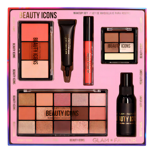 Glam Factor Set De Maquillaje Beauty Icons