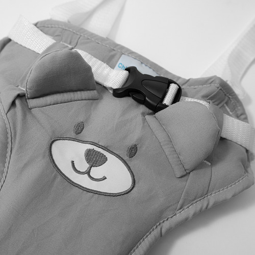 Andador Caminador Arnes Seguridad Andadera Bebe Osito Gris Oso