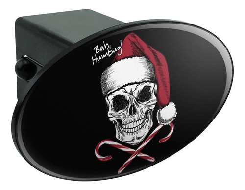 Bah Humbug Oval Tow Trailer Hitch Cover Plug Insert