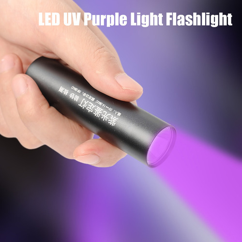 Mini Linterna Uv De 365 Nm, Linterna Led, Lámpara Usb Con Lu