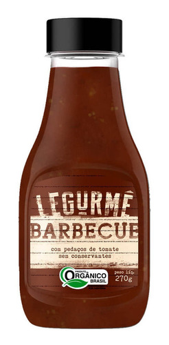 Imagem 1 de 1 de Molho Barbecue Orgânico Legurmê 270g
