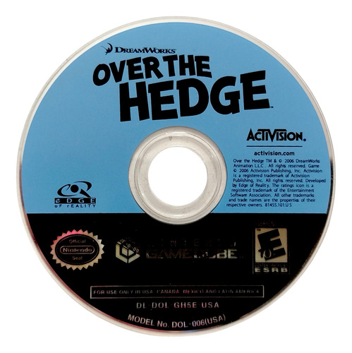 Over The Hedge Nintendo Game Cube (Reacondicionado)