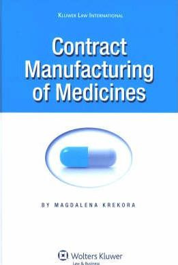 Libro Contract Manufacturing Of Medicines - Magdalena Kre...