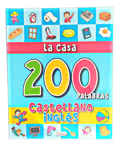 Libro Infantil 200 Palabras Castellano Ingles La Casa Saldañ