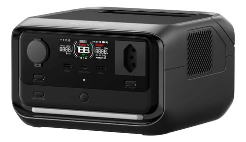 Kit Gerador Ecoflow River 3 Plus 110v + Bateria Extra Eb600