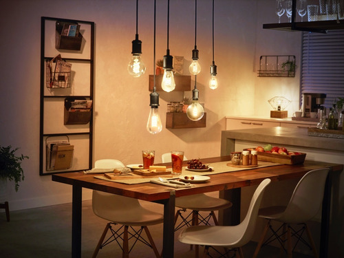 Imagen 7 de 10 de Philips Hue Filamento Vintage Edison St64 7w E27 Bt