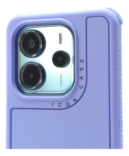 Funda 3 En 1 Para Redmi Note 14 4g Case Uso Rudo Protector Supreme - Lila Redmi Note 14 4g