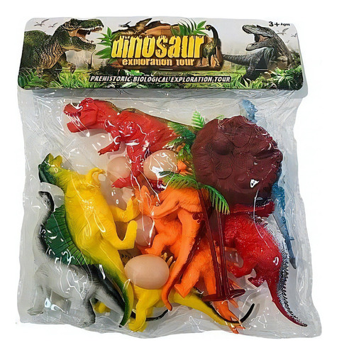 Dinosaur Exploration Tour Dinosaurios Colores Vivos En Bolsa