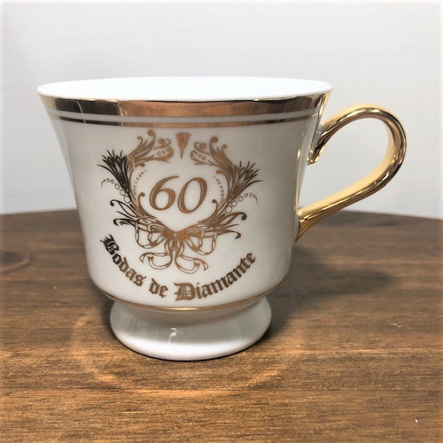 Imagem 5 de 5 de Kit Para Chá 6 Peças Bodas 60 Anos
