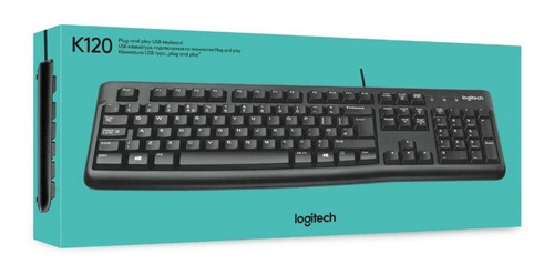 Teclado K120 Plug And Play Oficina Standard Durable