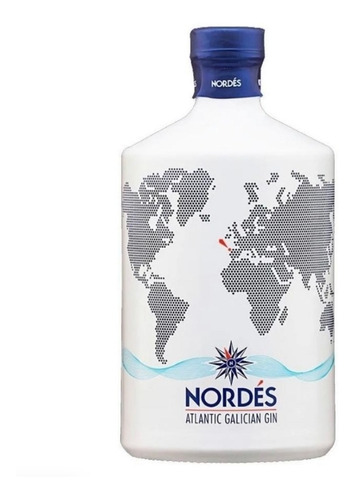 Gin Nordes Atlantic Galician Importado España Botella 700ml