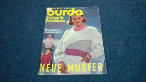 Revista Burda Malha - 1989 - Importada Alemanha