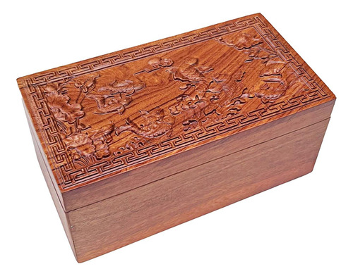 Caixa Organizadora De Joias De Madeira, Berloque Decorativo,
