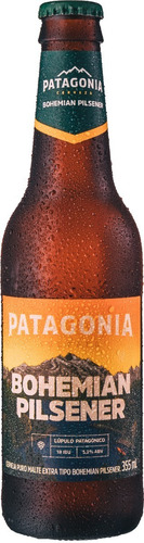 Cerveja Argentina Bohemian Pilsener Patagonia Long Neck 355ml