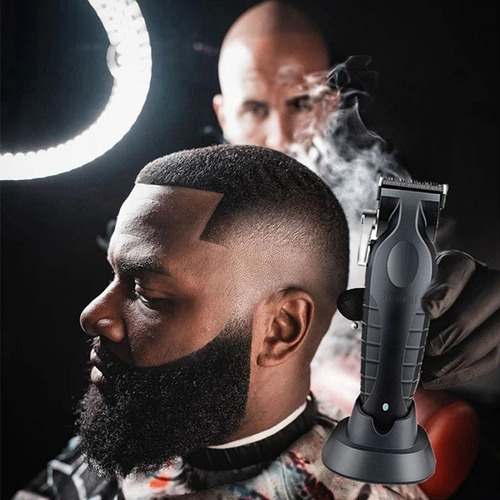 Maquina de corte cortadora de cabello kit kemei km-2296 Negro