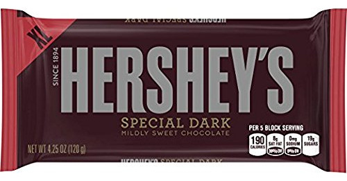 Hershey's Special Dark Mildly Sweet Chocolate Xl - Barra De