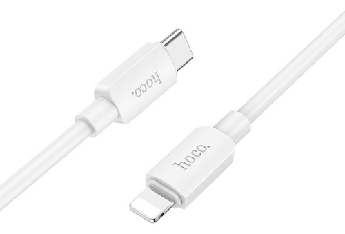 Cable De Carga Y Datos Tipo C A Iph X96 Hoco 1m Color Blanco
