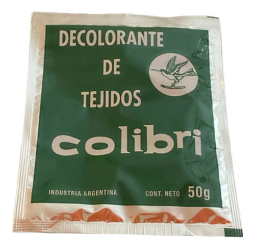 Decolorante De Tejidos Colibrí 50 G 