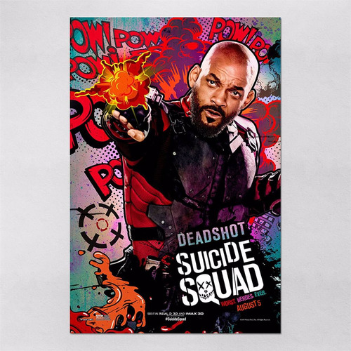 Poster 30x45cm Esquadrão Suicida Deadshot