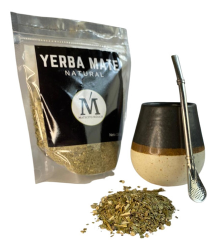 Imagen 1 de 5 de Kit De Mate Argentino Mate- Bombilla - Yerba Mate