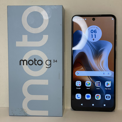 Motorola G34 5g, Esim Nfc 128 Gb 8 Gb Ram, 6.5'' 5000mah 50mp 18w Carga 120hz A 1tb, Liberado Global, Reacondicionado Seminuevo, Con En Caja Original (Reacondicionado)