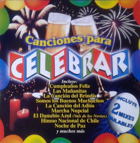 Canciones Para Celebrar - Varios ( Cd Nuevo Importado) 