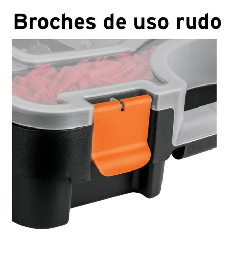 Imagen 3 de 3 de Caja Herramienta Organizadora Reforzado 17p 17 Comp