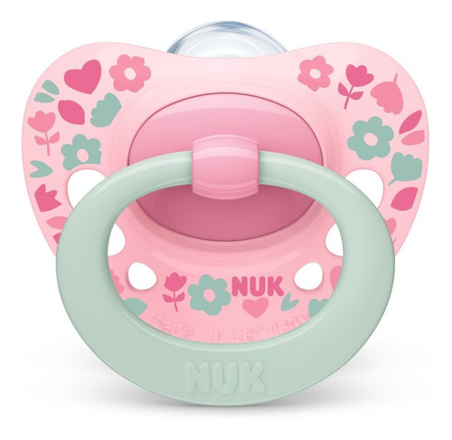 Imagen 3 de 9 de Set De 2 Chupetes Signature Nuk T2 6-18 Meses Con Estuche