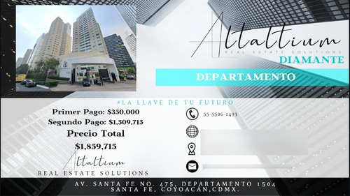 Departamento En Venta, Santa Fe Cuajimalpa, En Remate...!!