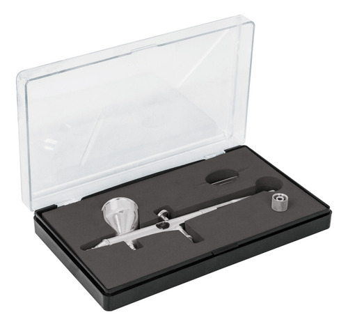 Kit Aerógrafo De Gravedad Compresora 25l Manguera Conectores