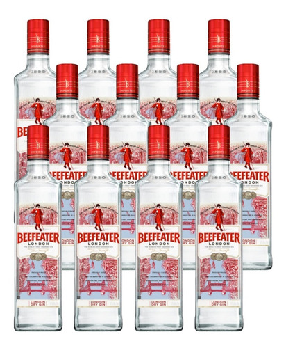 Ginebra Beefeater Dry 750 Ml (12 Pack)