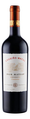 Vinho Tinto Cousiño Macul Don Matias Reserva Carménère 750ml