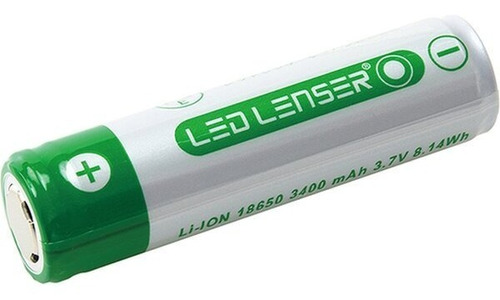 Imagen 1 de 4 de Bateria Pila Recargable Led Lenser 18650 3400mah En Palermo