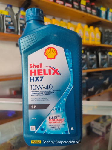 Aceite Shell Hx7 10w40 Semisintético. 