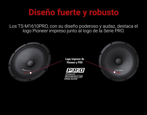 Parlantes Medios Pioneer 8 Pulgadas Ts-m2010pro 400w Nuevos