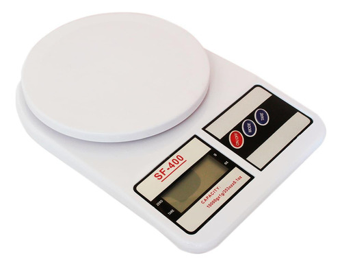 La báscula electrónica digital de cocina pesa de 1 g a 10 kg