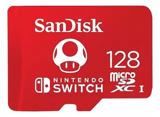 Memoria Micro Sd Clase 10 Sandisk 128gb Para Nintendo Switch