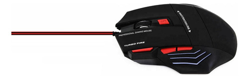 Mouse Gamer 7 Botones 3200 Dpi + Turbo Fire Reptilex Rx0006