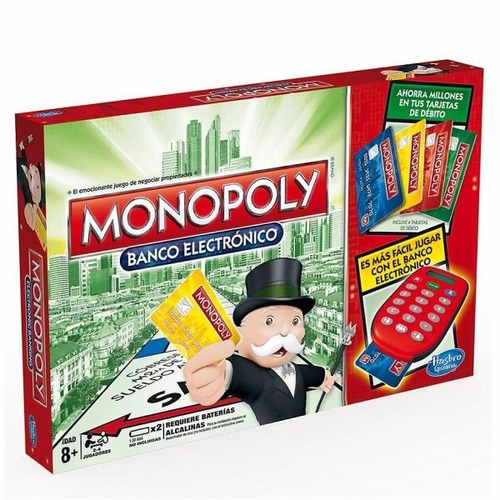 Monopoly Banco Electronico Monopolio Hasbro Gaming Original